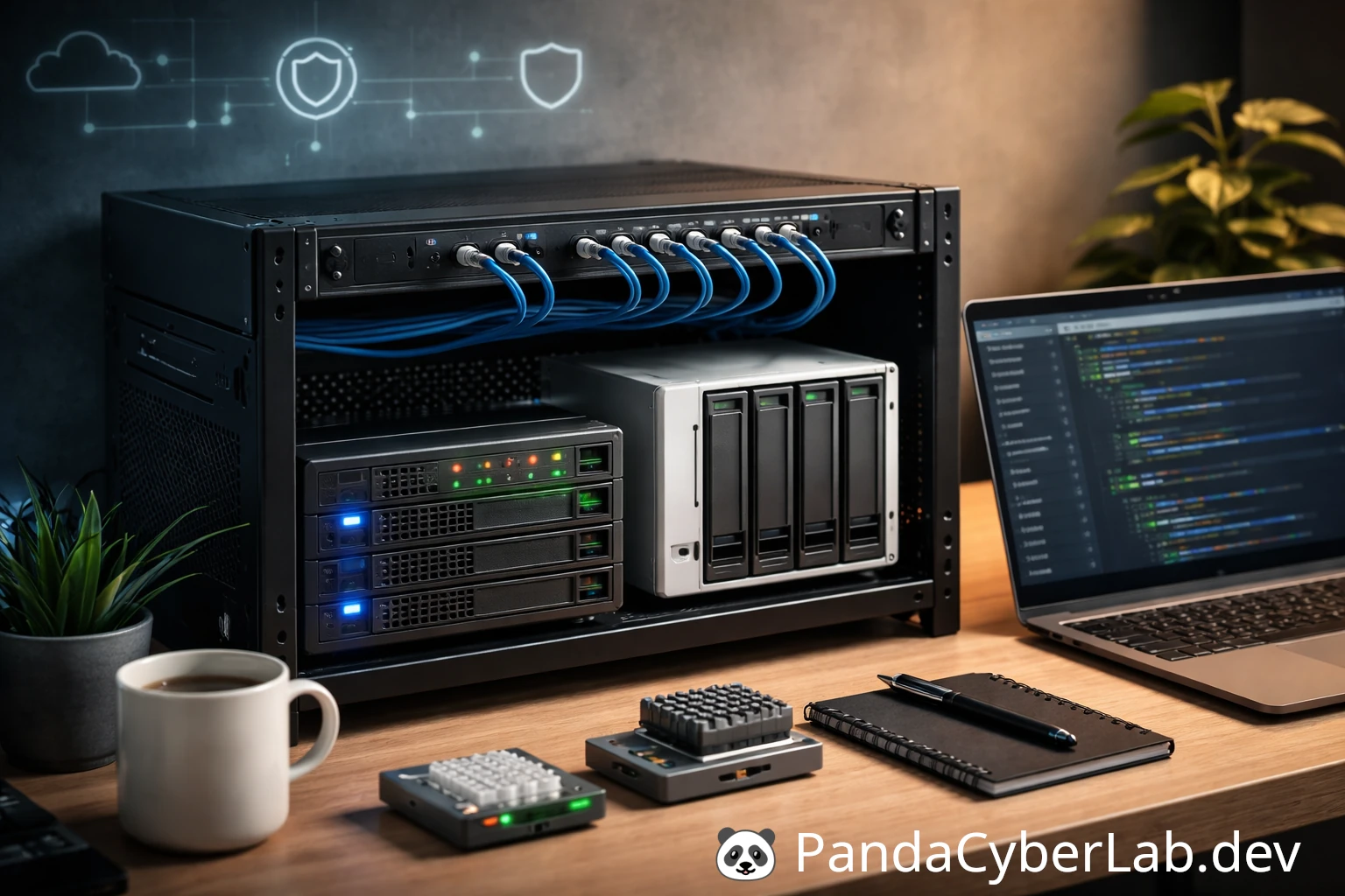 PandaCyberLab homelab et cloud personnel auto-hébergé
